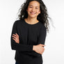 LL Bean Women's Pima Cotton Tee, Long-Sleeve Crewneck (207240)