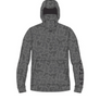 Dark grey blue camp sweatshirt against a white background.