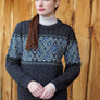 Aran Crafts Unisex Celtic Jacquard Crew NeckSweater (C5349)