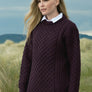 Aran Crafts Unisex Merino Crew Neck Sweater (C1949)