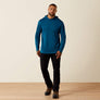 Ariat Men's Rebar Sunblocker Outdoor Hooded Classic Fit Long Sleeve T-Shirt (10071108)