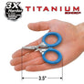 Cuda Titanium 3.5" Micro Scissors
