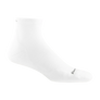 White ankle sock on a white background