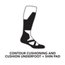 Image of the cushion of a sock.