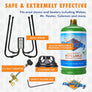 Flame King 1 lb Refillable Propane Cylinder Kit with Adapter & Stand