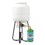 Image showing what comes in the Flame King 1 lb propane refillable kit.