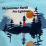 Menominee North pier lighthouse T-shirt