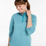 LL Bean Women's Airlight Knit Pullover Smokey Blue Heather (506463)