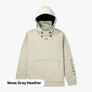 Pale green sweatshirt that has AFTCO written on the sleeve in a brown color.