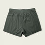 Dark grey skort showing the shorts on the back with a black background