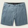Blue shorts on a light gray background