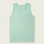 Light green tank top on a white background