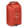 Orange Osprey dry sack on a white background