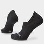 Pair of black socks on a white background