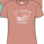 Up North Michigan Women's Beach Chair T-Shirt