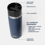 Yeti Rambler 16 oz Travel Bottle
