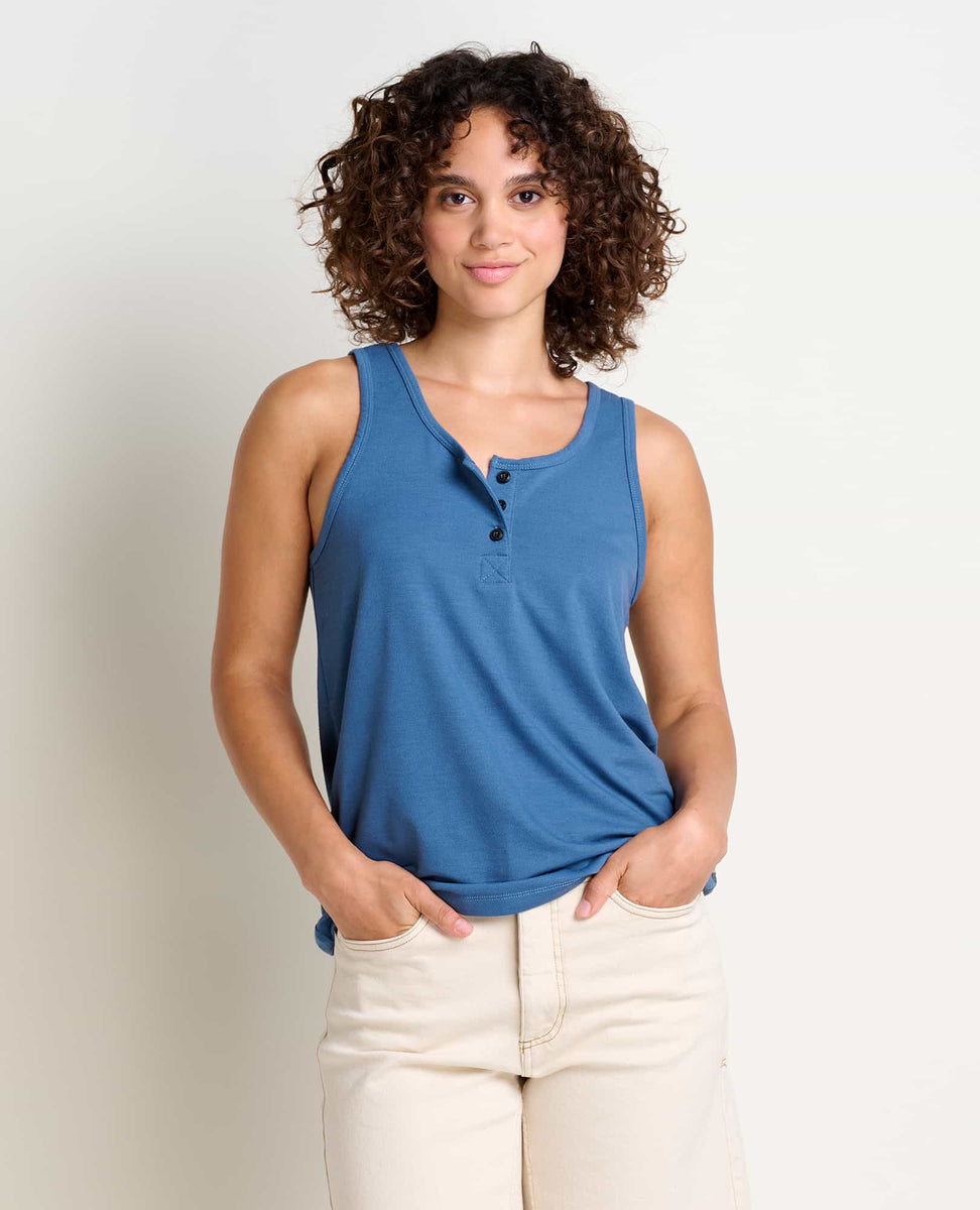 Toad&Co Women's Piru Henley Tank – Wind Rose North Ltd