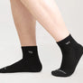 Wide Open Men's Solid Cushioned Quarter Socks (9004)