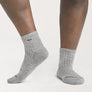 Wide Open Men's Solid Cushioned Quarter Socks (9004)