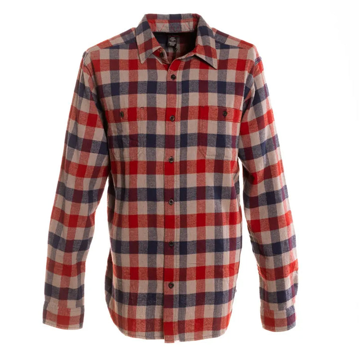 Woolly Dry Goods Men's Check TALL Flannel 5oz (WF5OZ)