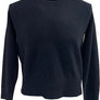 Woolly Dry Goods Women's Lambswool Solid Crew Sweater
