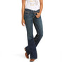 Ariat Women's R.E.A.L. Mid Rise Stretch Whipstitch Boot Cut Jean (10014022)