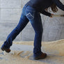 Ariat Women's R.E.A.L. Mid Rise Stretch Whipstitch Boot Cut Jean (10014022)