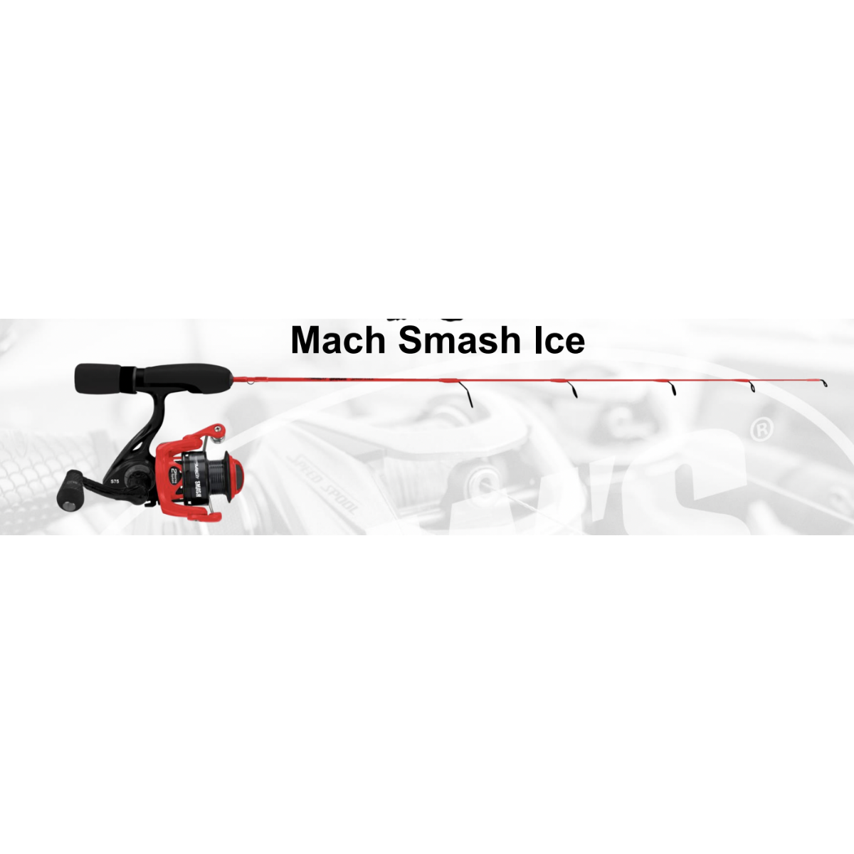 Lew's Mach Smash Ice 75 28-1 ミディアムスピンコンボ、マルチ、ワンサイズ、(S7528M)　並行輸入 Lew\u0027s (S7528M) Mach Smash Ice Spinning Reel and Fishing Rod Combo