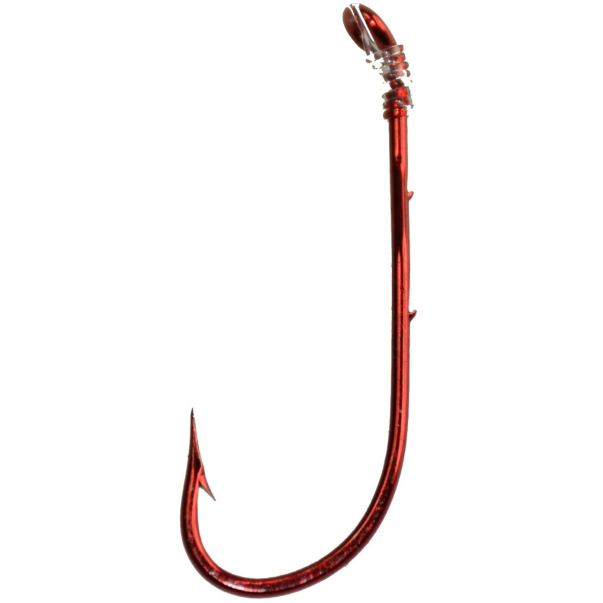 Tru-Turn 303G Blood Red Bait Holder Fishing Hooks - Size 8, Snelled, 2 Packs - View #4