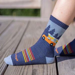Darn Tough Kids Van Wild Micro Crew Lightweight Hiking Sock