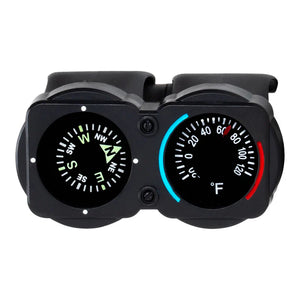 SUN CO Cyclgage Bike Compass and Dial Thermometer