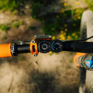 SUN CO Cyclgage Bike Compass and Dial Thermometer