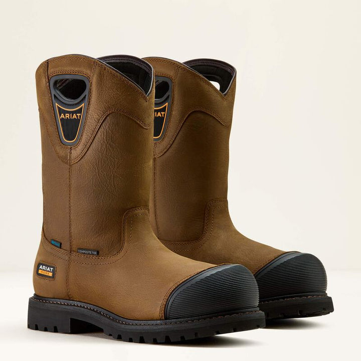 Ariat Men's Longview Shock Shield Waterproof Composite Toe Work Boot (10063853)