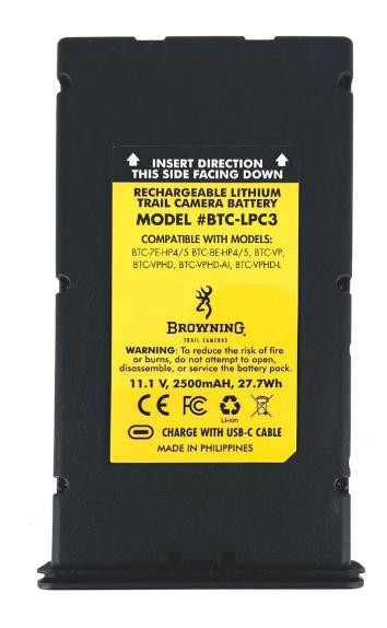 Browning Rechargeable Lithium Ion Battery Pack