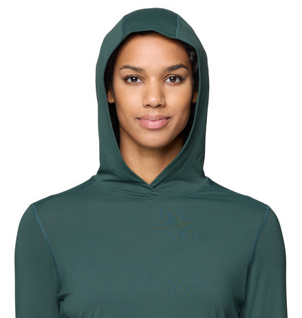 MOUNTAIN HARDWEAR WOMEN'S CRATER LAKE™ LONG SLEEVE HOODY (306)