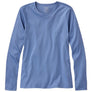 LL Bean Women's Pima Cotton Tee, Long-Sleeve Crewneck (207240)