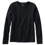 LL Bean Women's Pima Cotton Tee, Long-Sleeve Crewneck (207240)