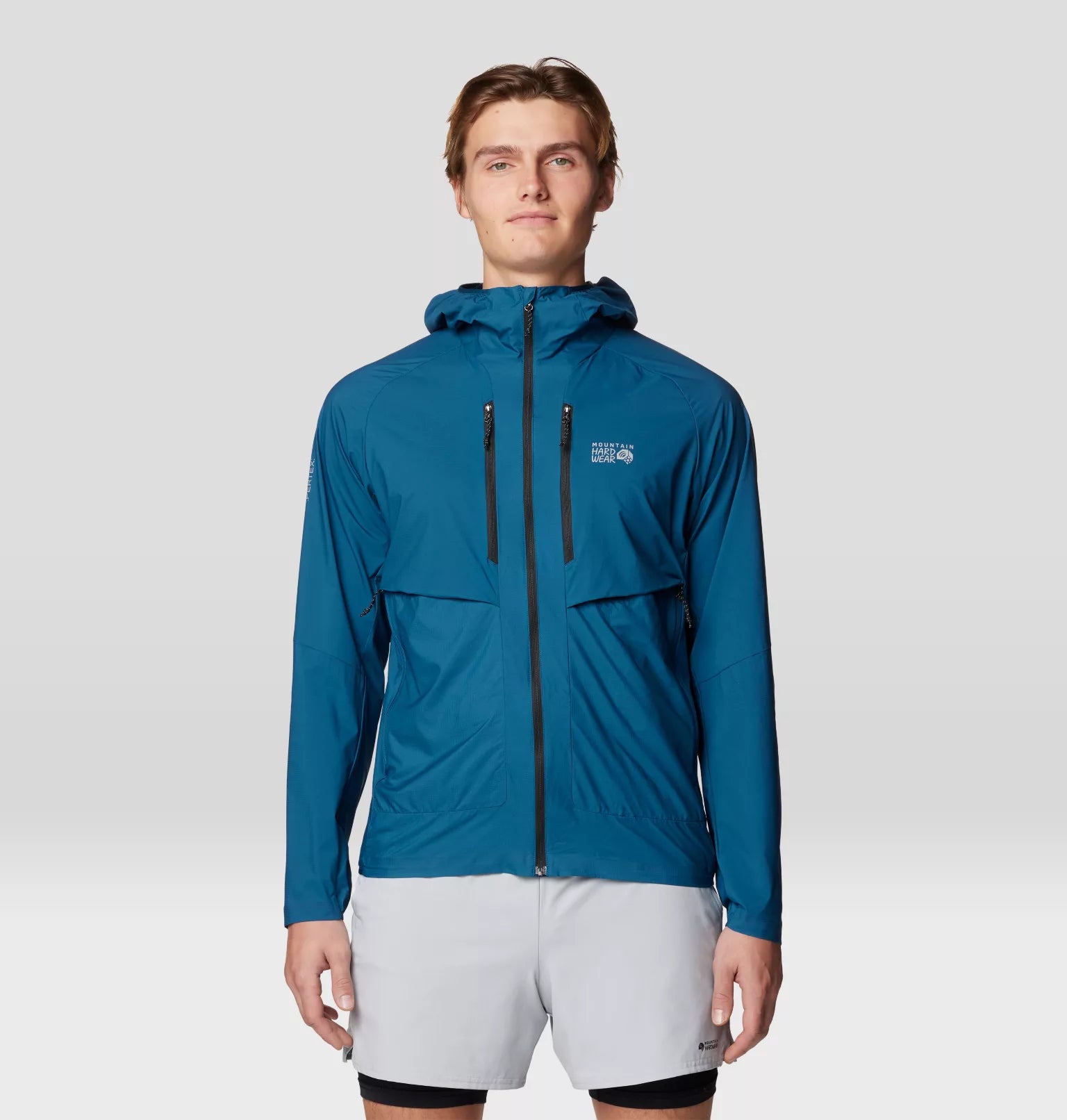 Mountain Hardwear Men's Kor AirShell™ Hybrid Hooded Jacket Mountain Hardwear Men's Kor AirShell™ Hybrid Hooded Jacket