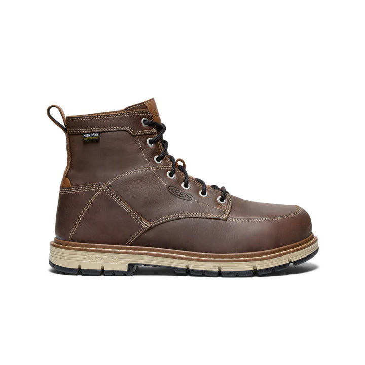 Keen Men's San Jose 6" Waterproof 90° Heel Aluminum Toe Boot (1029693)