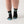 Wide Open Women's Multi Striped Micro Crew Wide Width Socks (9502)