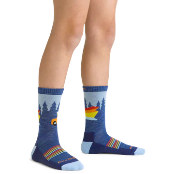 Darn Tough Kids Van Wild Micro Crew Lightweight Hiking Sock