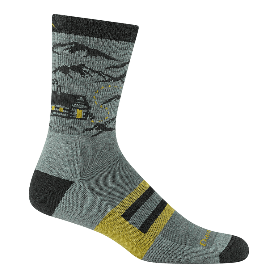 Darn Tough Men's Hike Hike Hut Micro Crew Midweight Hiking Socks (5021)