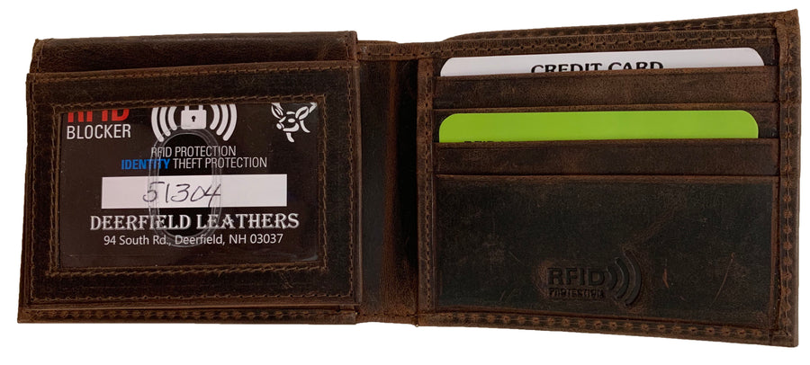 CRAZY HORSE RFID Men’s Leather Wallet