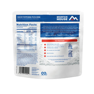 Mountain House Cheesy Pepperoni Pizza Bowl- Pouch