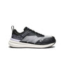 Black and gray Keen safety shoe on a white background