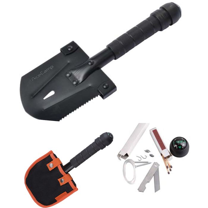 AceCamp Survivor Multi-Tool Shovel