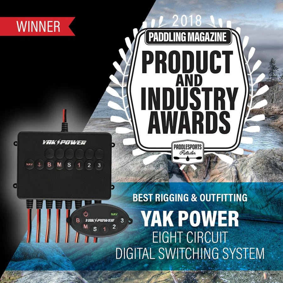 Yak Power 8 Circuit Bluetooth Enabled Switching System (YP-RP8R)