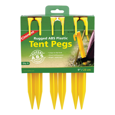 Coghlan's Rugged ABS Plastic Tent Pegs