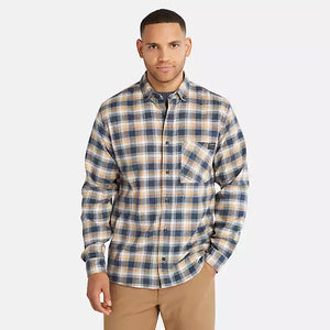 Timberland Pro Men's WOODFORT HEAVYWEIGHT FLANNEL WORK SHIRT