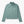 Light teal 1/4 zip sweatshirt that has a white Aftco tag on the front left side of the shirt against a white background.